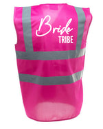 Load image into Gallery viewer, Hen Party Bride To Be Bride Tribe Pink Hi Viz Vest