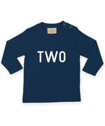 Load image into Gallery viewer, Two 2nd Birthday LONG SLEEVE Kids T-Shirt