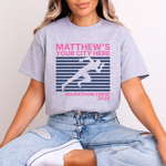 Load image into Gallery viewer, Personalised Running Marathon Support Crew T-Shirt | Custom Team Name and Location Retro Running Tee
