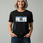 Load image into Gallery viewer, Nervous Flyer T-Shirt – Funny Aviation Boarding Pass Travel Top
