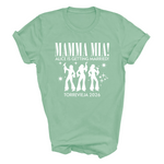 Load image into Gallery viewer, Personalised Hen Party Tshirts Mamma Mia Bridal Party Shirts (Mint)
