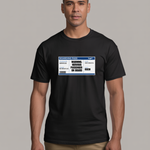 Load image into Gallery viewer, Nervous Flyer T-Shirt – Funny Aviation Boarding Pass Travel Top

