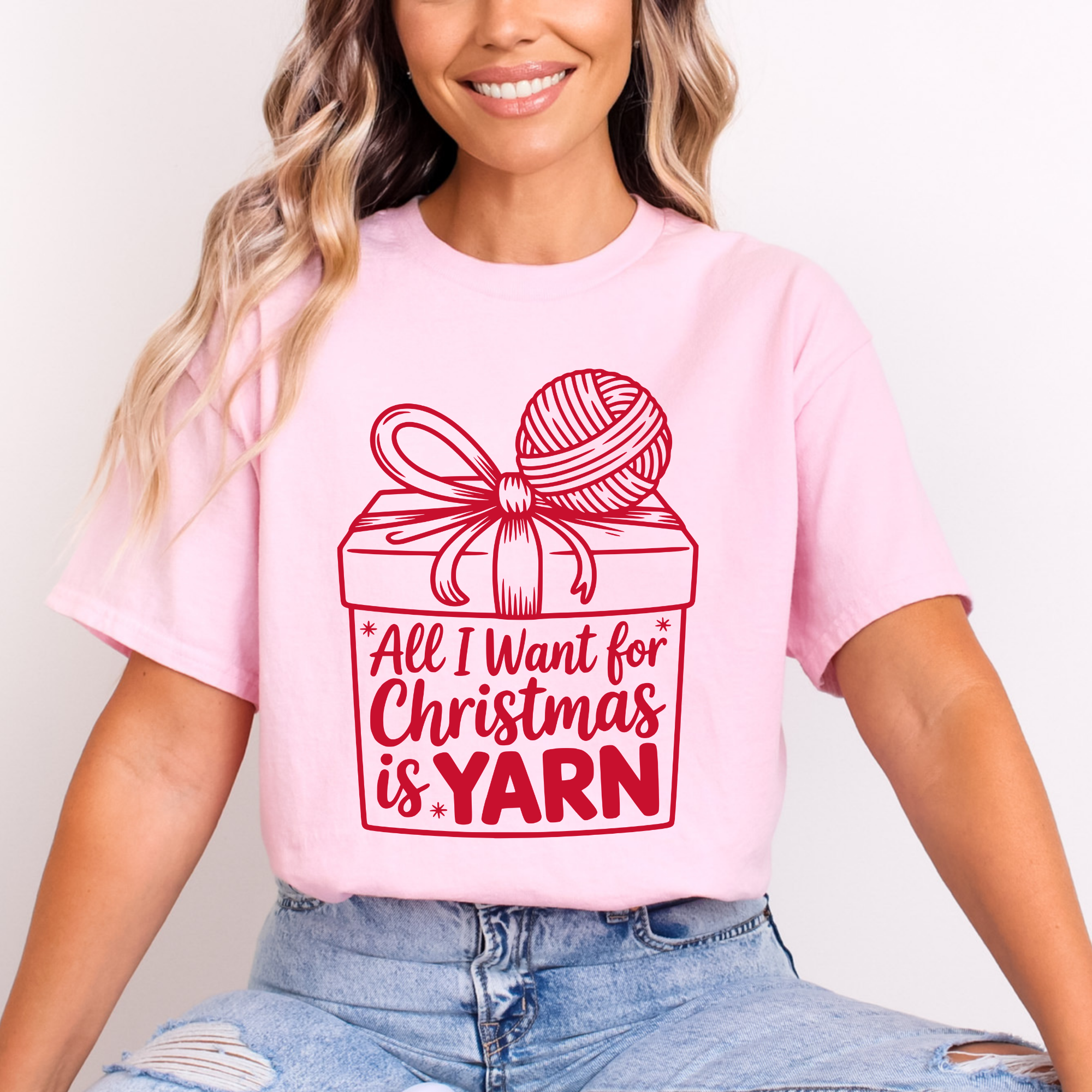 All I Want for Christmas is Yarn T-Shirt