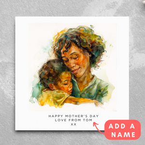 Personalised Mother's Day Card From Son To Mum DE2