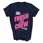 Load image into Gallery viewer, Personalised Marathon Finish Line Crew T-Shirt | Team Name and Location Retro Running Tee Marathon Support Tee
