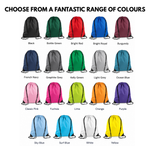 Load image into Gallery viewer, Personalised Split Letter &amp; Name Drawstring Bag

