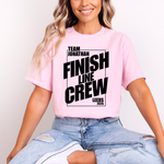 Load image into Gallery viewer, Personalised Marathon Finish Line Crew T-Shirt | Team Name and Location Retro Running Tee Marathon Support Tee
