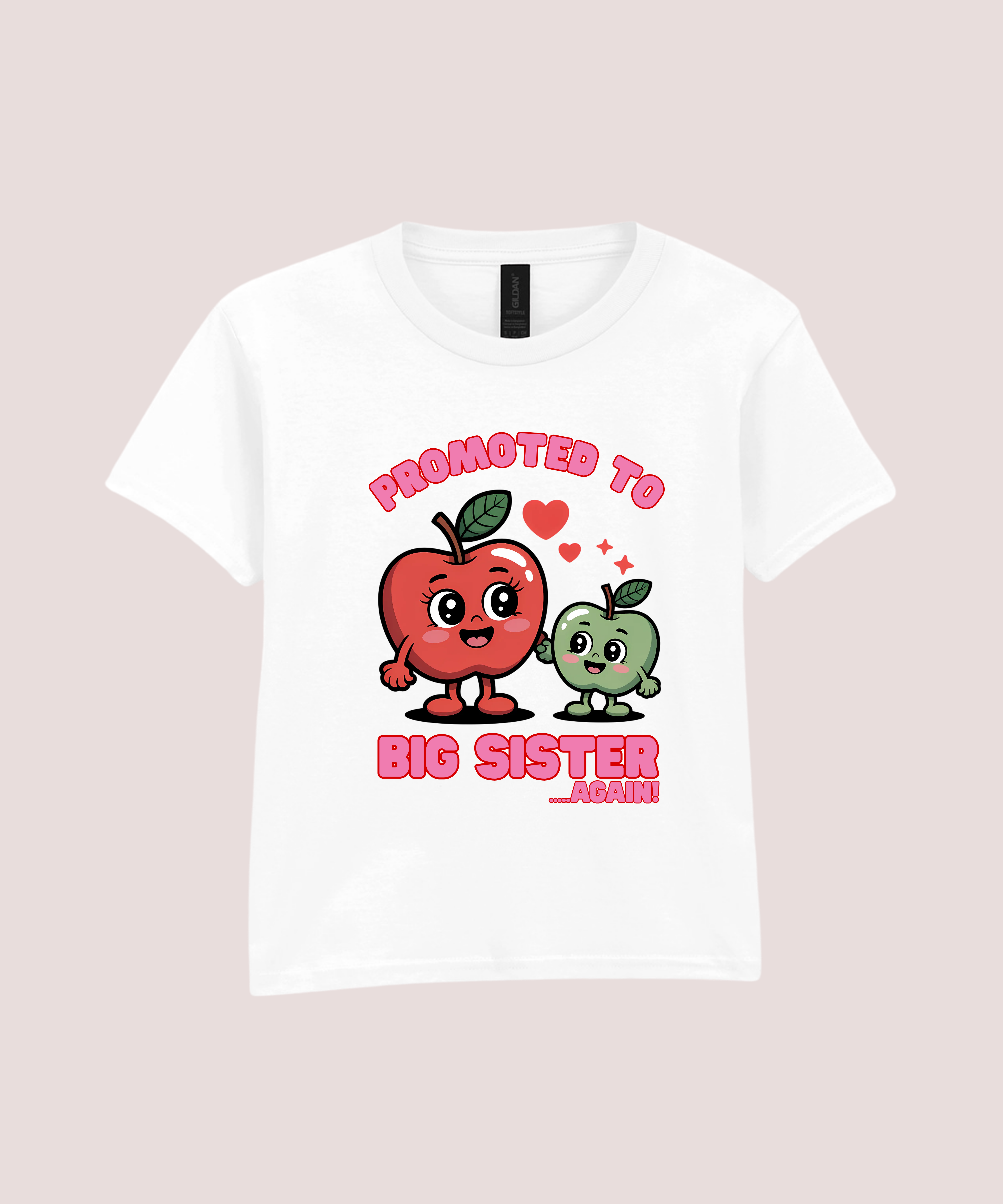 Promoted To Big Sister or Big Sister Again White Kids T-Shirt