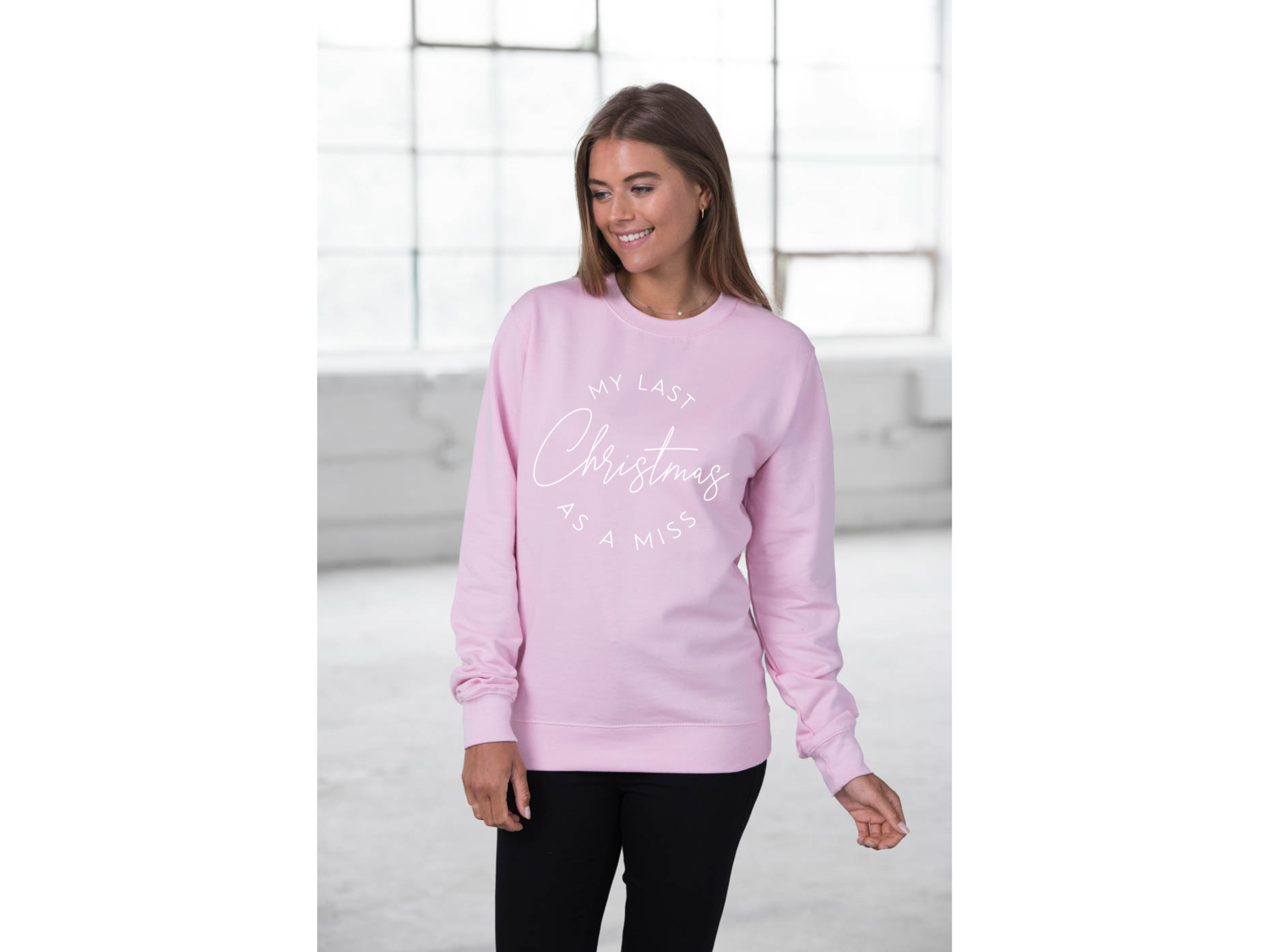 Last Christmas As A Miss Crew Neck Sweatshirt