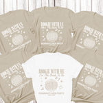 Load image into Gallery viewer, Boogie With Me I'm The Bride To Be Personalised Hen Party Shirts (Sand)
