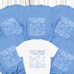 Load image into Gallery viewer, Last Toast On The Coast Hen Party T-Shirt (Blue)
