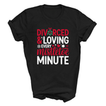 Load image into Gallery viewer, Divorced &amp; Loving Every Mistletoe Minute T-Shirt | Funny Xmas Gift
