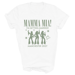 Load image into Gallery viewer, Personalised Hen Party T-shirts Mamma Mia Bridal Party Shirts, further view
