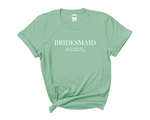 Load image into Gallery viewer, Custom Personalised Hen Party T shirts Bridal Role Mint
