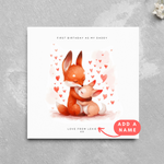 Load image into Gallery viewer, Personalised First Birthday As Daddy Card
