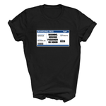Load image into Gallery viewer, Nervous Flyer T-Shirt – Funny Aviation Boarding Pass Travel Top
