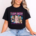 Load image into Gallery viewer, Personalised Hen Party T Shirts Custom Bride &amp; Team Bride Tops with Photo
