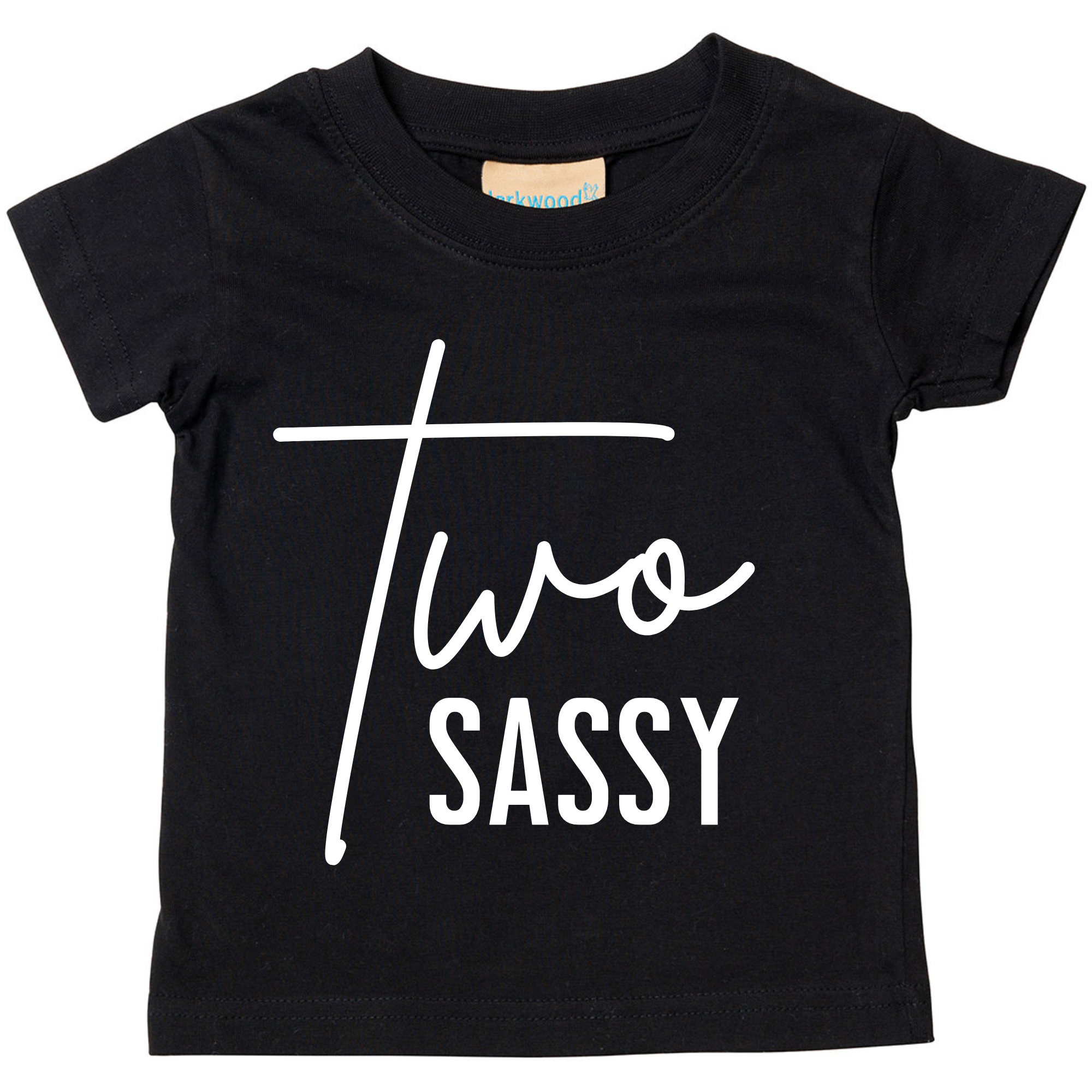 Two Sassy Unisex Kids T-shirt Birthday