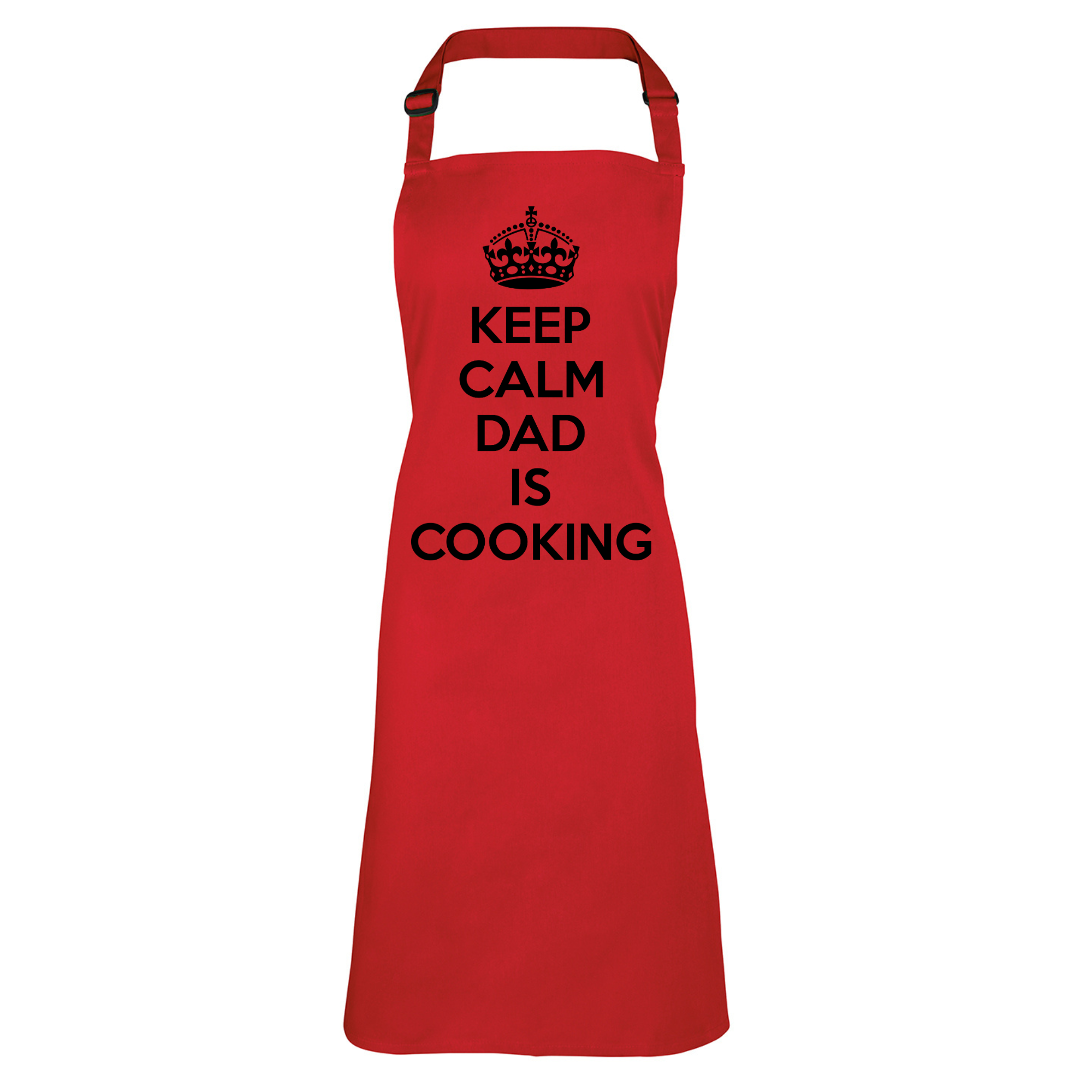 Keep Calm Dad Is Cooking Bib Apron