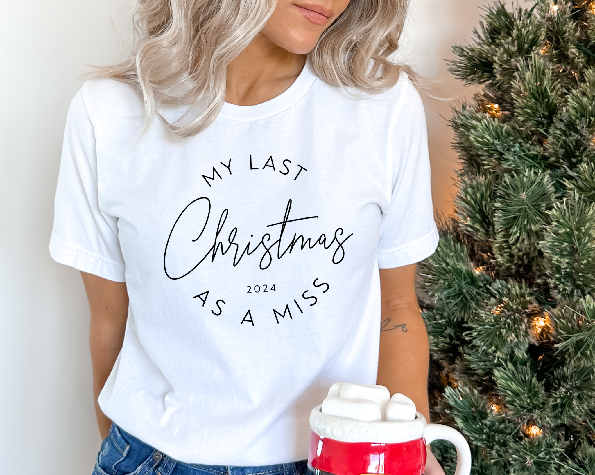 Last Christmas As A Miss 2025 Unisex T-Shirt