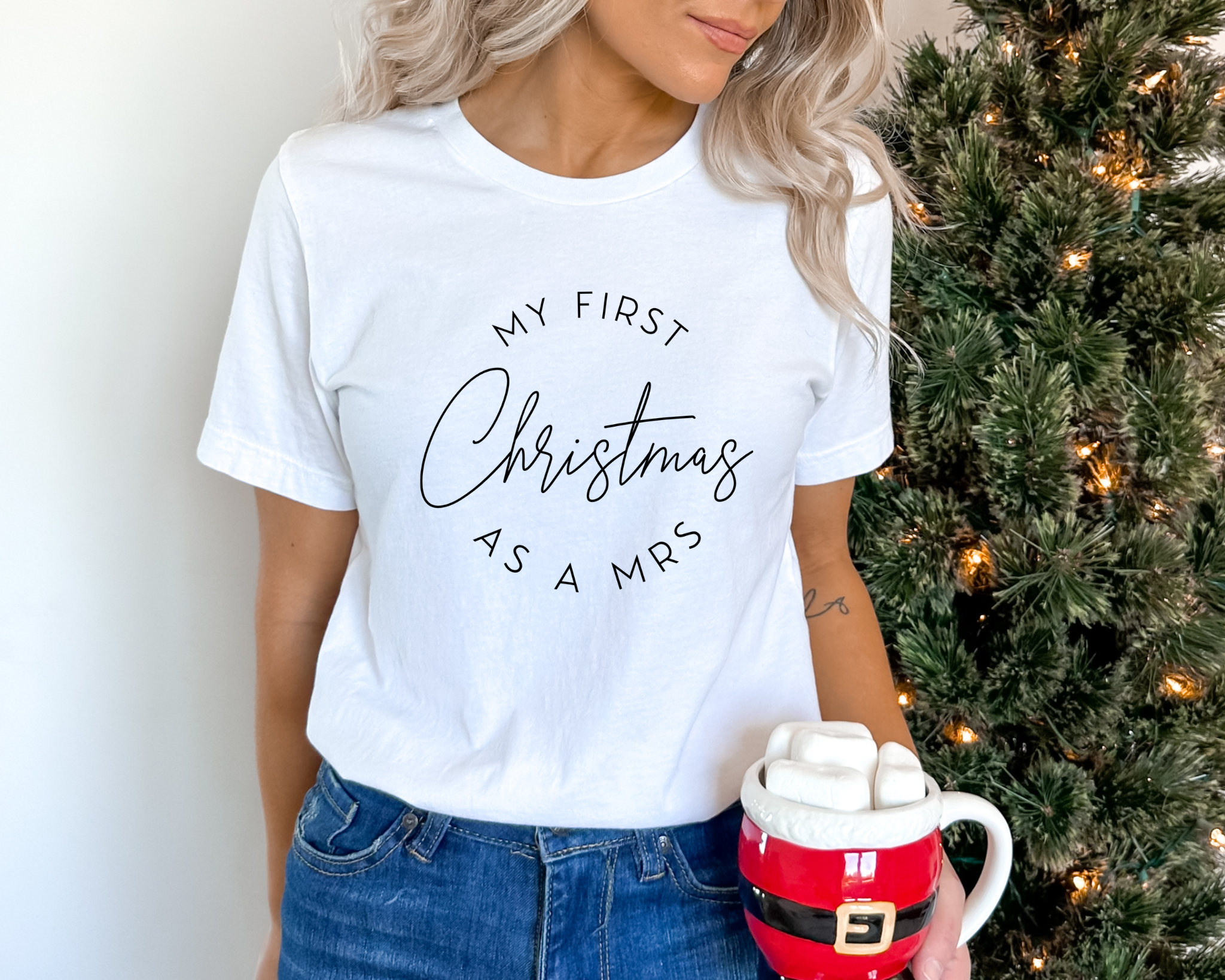 First Christmas As A Mrs Unisex T-Shirt