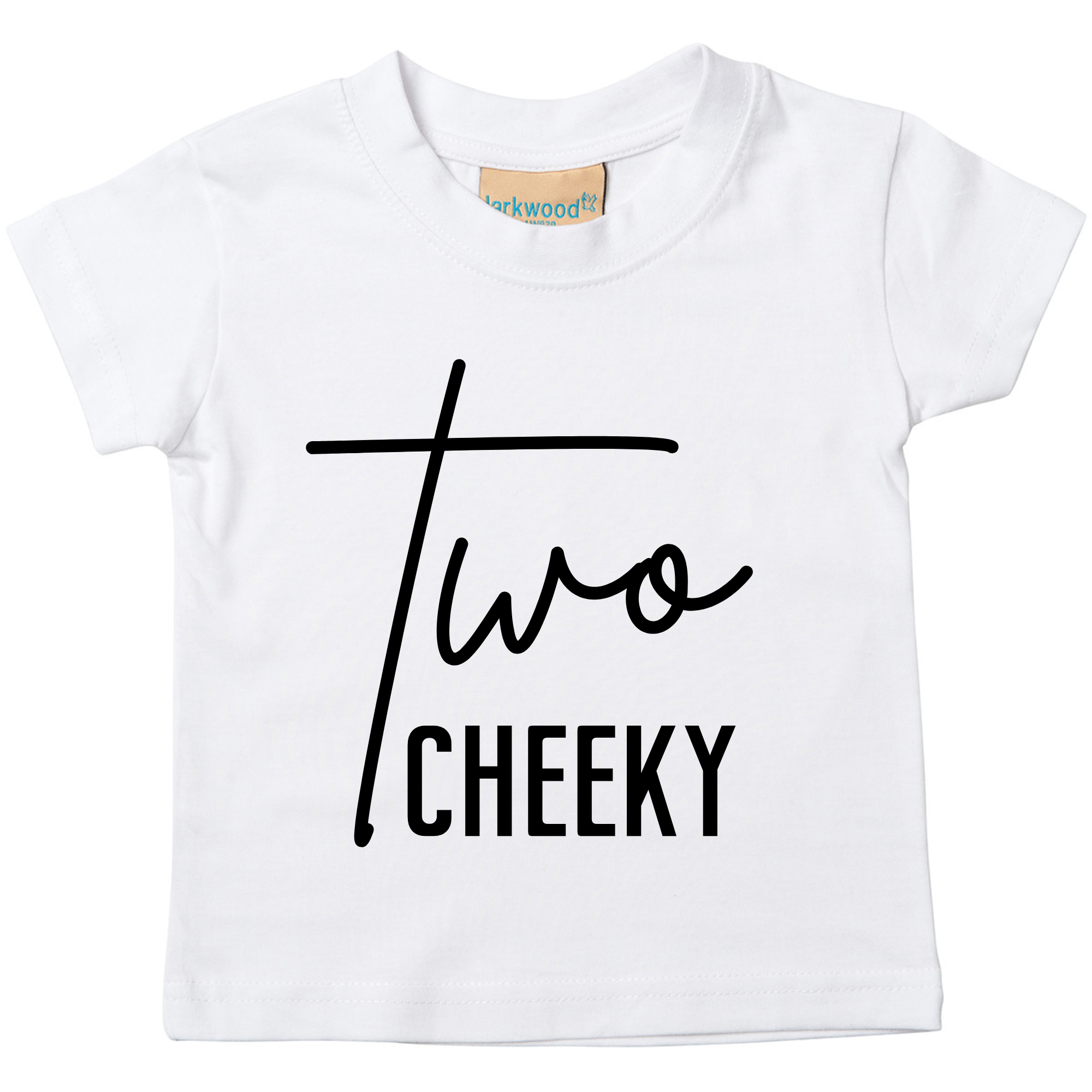 Two Cheeky Unisex Kids T-shirt Birthday