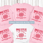 Load image into Gallery viewer, Boogie With Me I'm The Bride To Be Personalised Hen Party Shirts (Pink)
