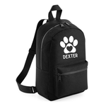 Load image into Gallery viewer, Personalised Dog Backpack, Dog Rucksack Cute Dog Paw
