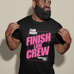 Load image into Gallery viewer, Personalised Marathon Finish Line Crew T-Shirt | Team Name and Location Retro Running Tee Marathon Support Tee
