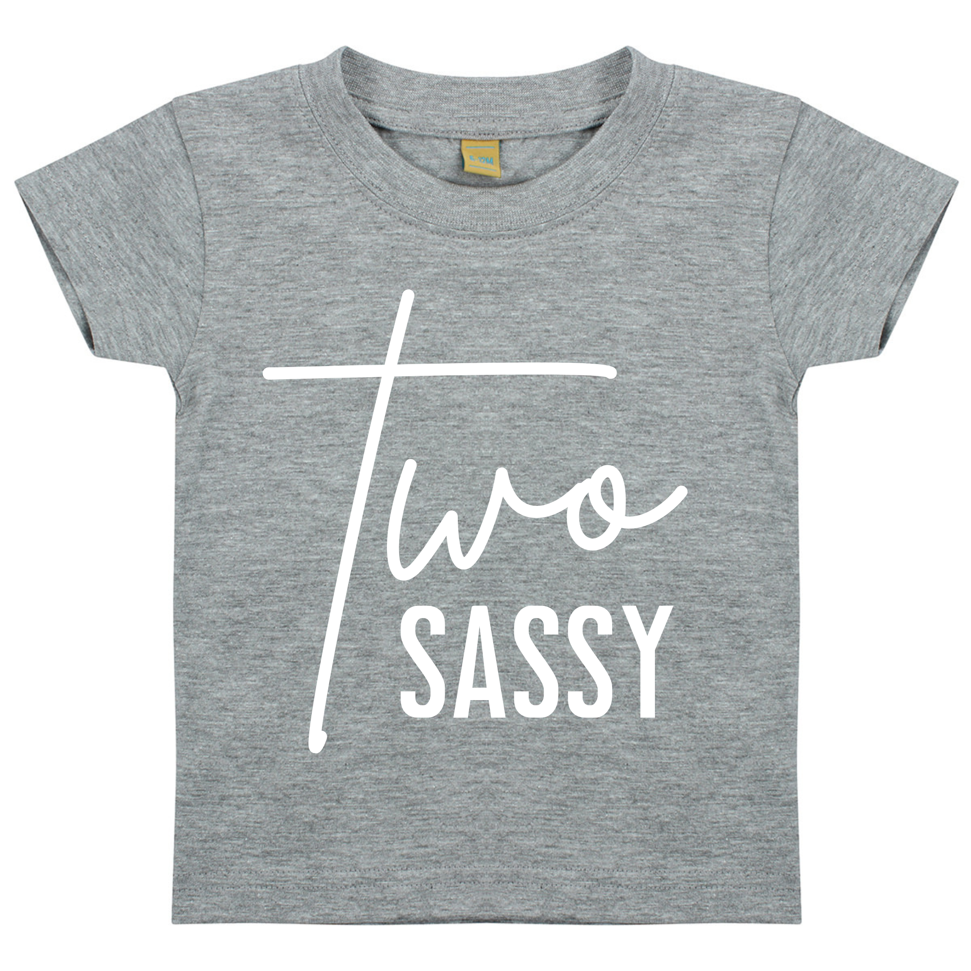 Two Sassy Unisex Kids T-shirt Birthday