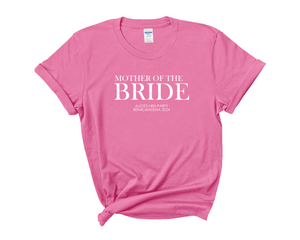 Custom Personalised Hen Party T shirts Bridal Role Pink