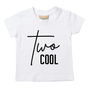Two Cool Unisex Kids T-shirt Birthday