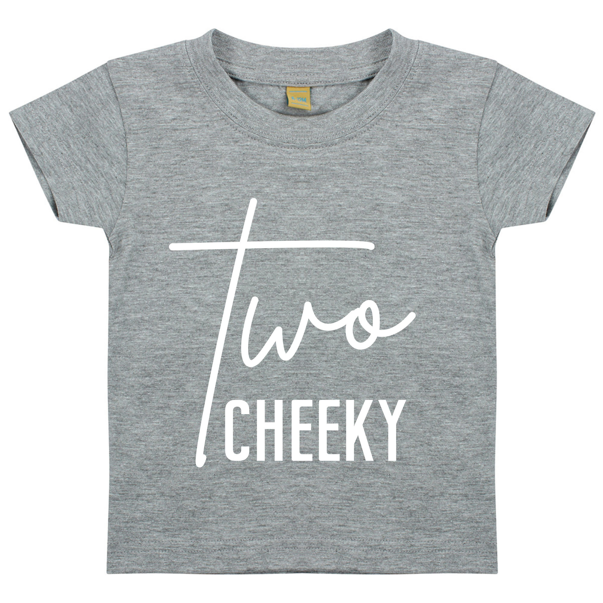 Two Cheeky Unisex Kids T-shirt Birthday