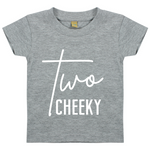 Load image into Gallery viewer, Two Cheeky Unisex Kids T-shirt Birthday
