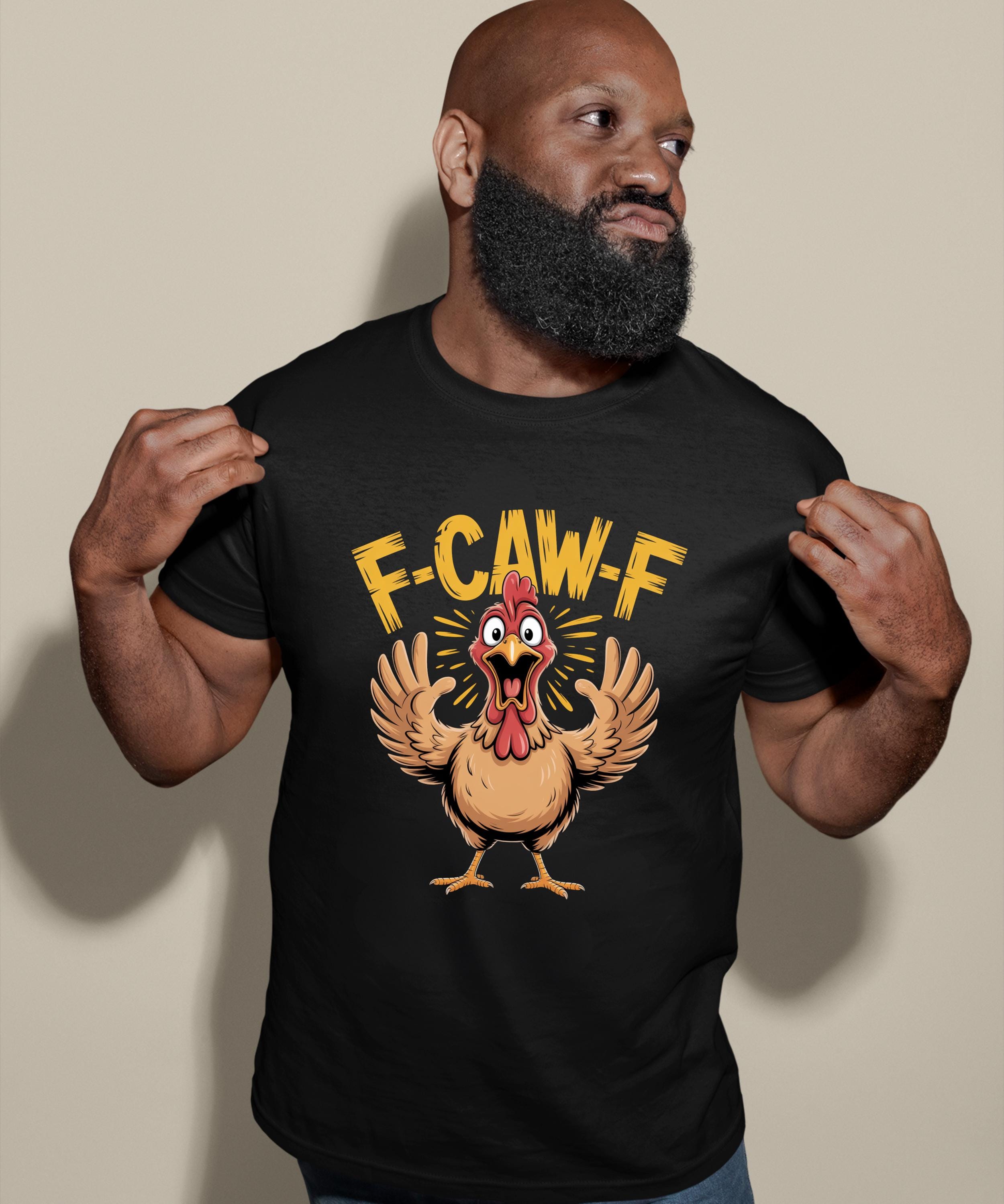 Funny Chicken Shirt – F-CAW-F