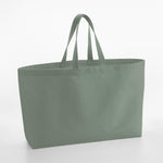 Load image into Gallery viewer, Personalised Initials Oversized Canvas Tote Bag

