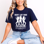 Load image into Gallery viewer, Personalised Last Rodeo Hen Party T-Shirts – Western Bridal Party Shirts (Navy)

