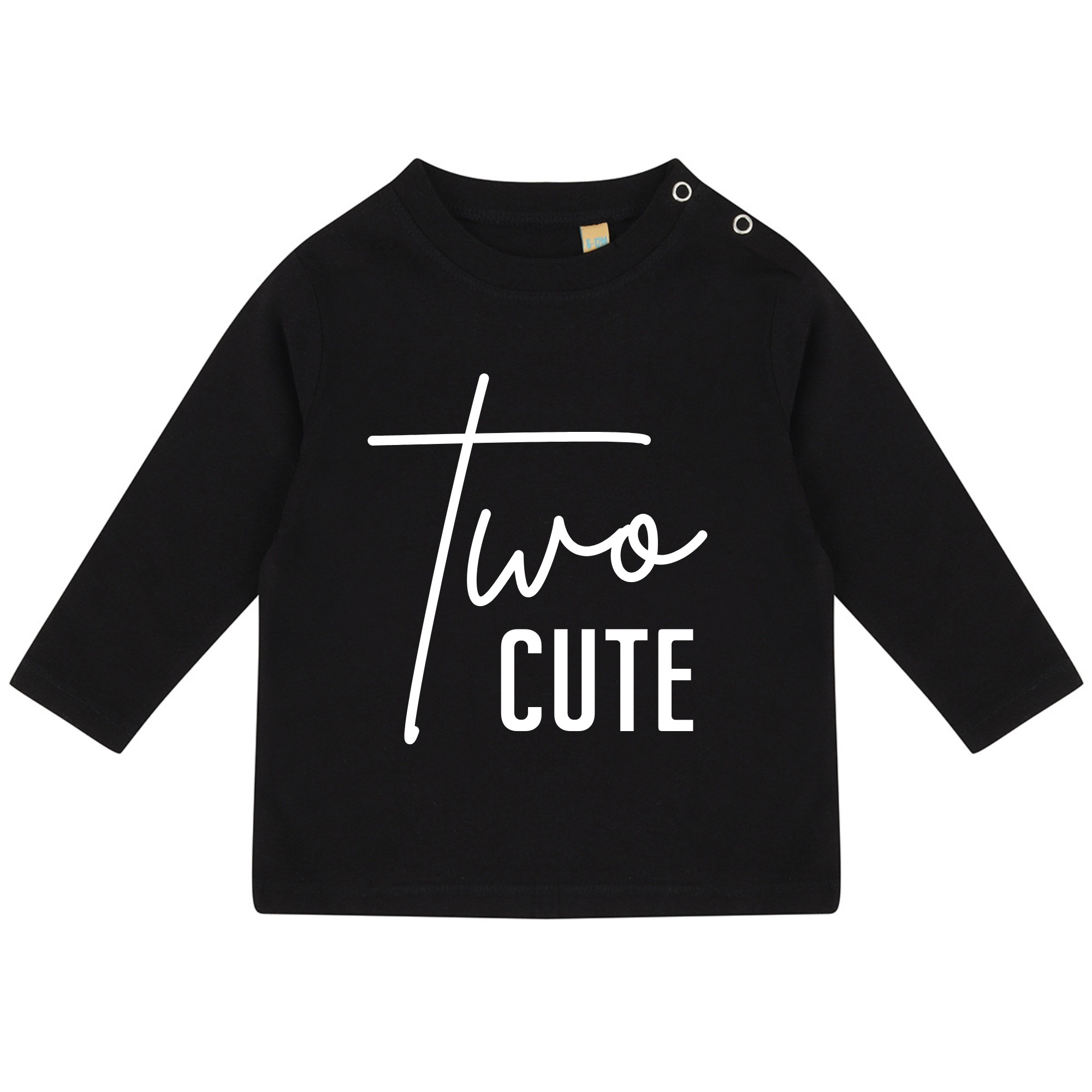 Two Cute 2nd Birthday LONG SLEEVE Kids T-Shirt