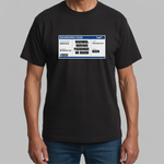 Load image into Gallery viewer, Nervous Flyer T-Shirt – Funny Aviation Boarding Pass Travel Top
