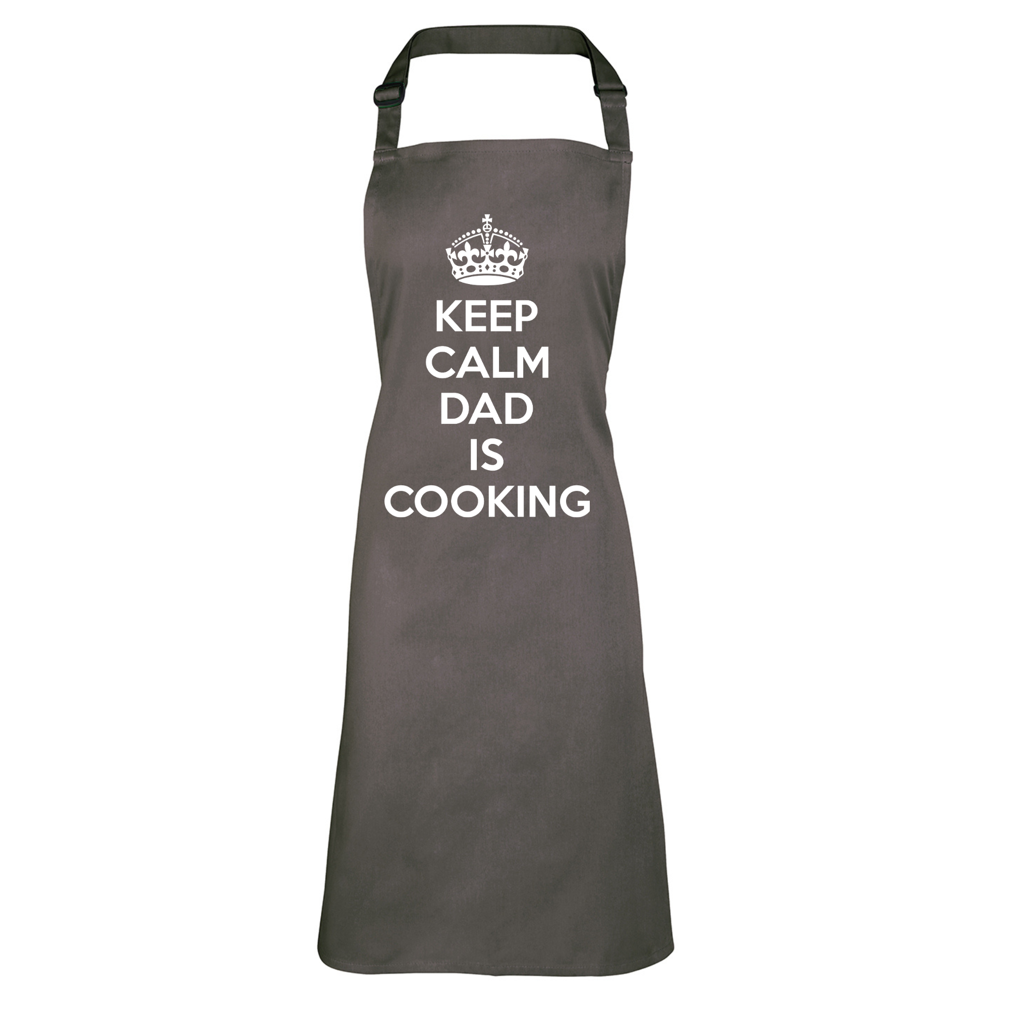 Keep Calm Dad Is Cooking Bib Apron