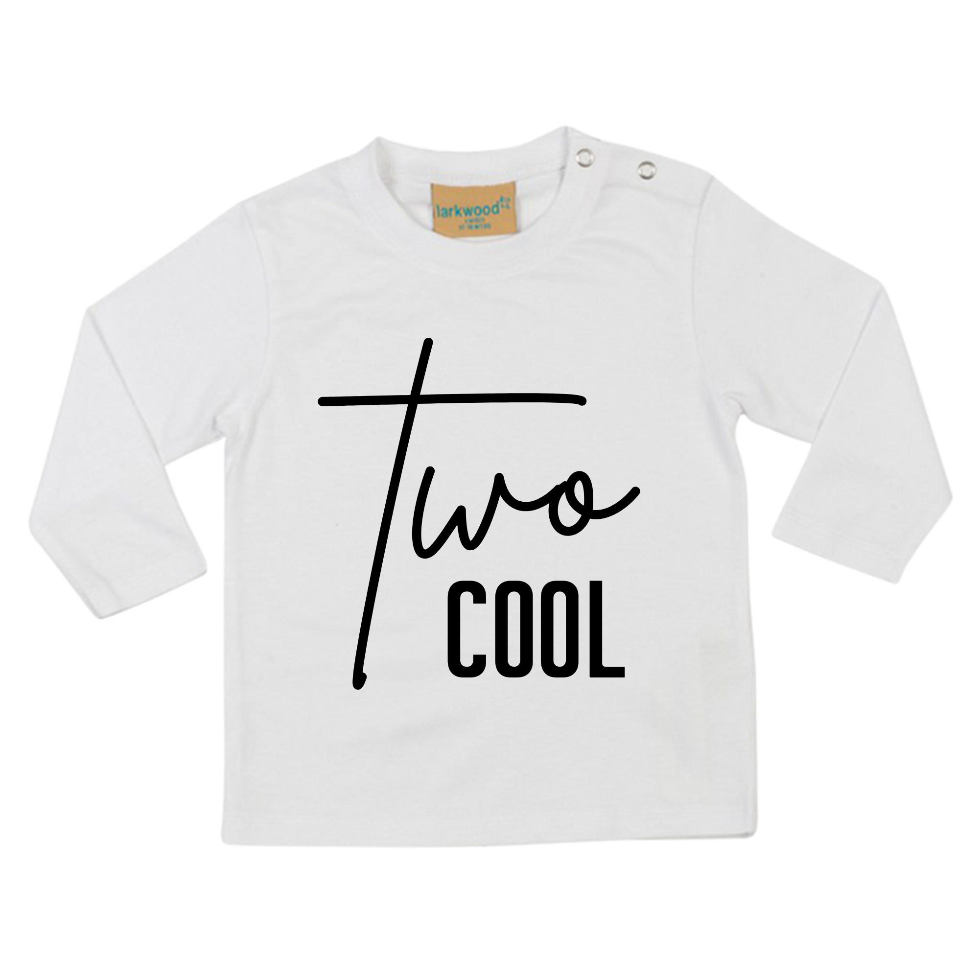 Two Cool 2nd Birthday LONG SLEEVE Kids T-Shirt