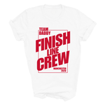 Load image into Gallery viewer, Personalised Marathon Finish Line Crew T-Shirt | Team Name and Location Retro Running Tee Marathon Support Tee
