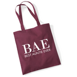Load image into Gallery viewer, BAE Best Auntie Ever Tote Bag
