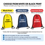Load image into Gallery viewer, Personalised Split Letter &amp; Name Drawstring Bag
