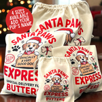 Load image into Gallery viewer, Personalised Dog Christmas Sack – Custom Name Recycled Cotton Gift Bag
