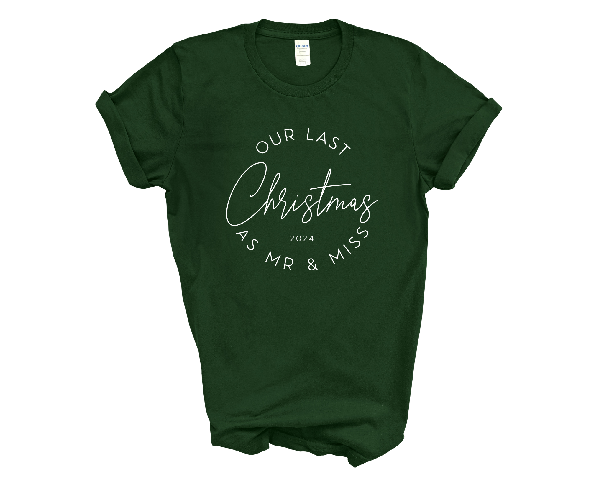 Last Christmas As Mr & Miss 2025 Unisex T-Shirt Couples