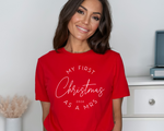 Load image into Gallery viewer, First Christmas As A Mrs 2025 Unisex T-Shirt

