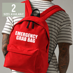 Load image into Gallery viewer, Emergency Grab Bag Red Backpack School Evacuation Workplace Safety Bag
