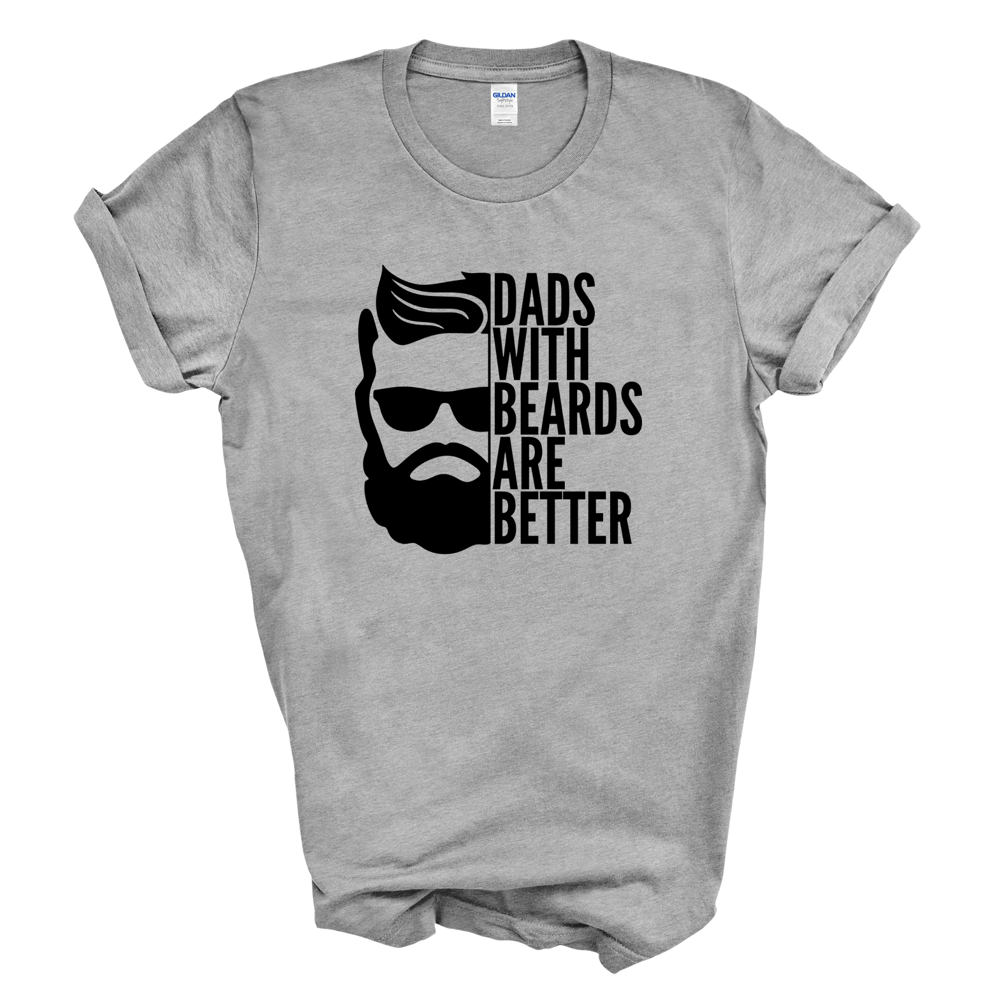 Dads With Beards Are Better Mens T-Shirt