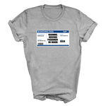 Load image into Gallery viewer, Nervous Flyer T-Shirt – Funny Aviation Boarding Pass Travel Top
